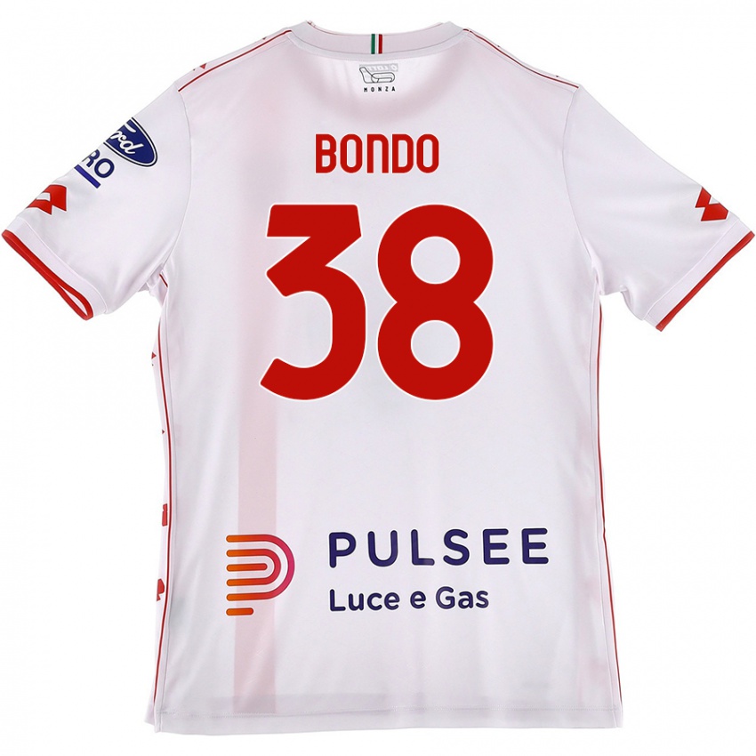 Női Warren Bondo #38 Fehér Piros Idegenbeli Jersey 2024/25 Mez Póló Ing