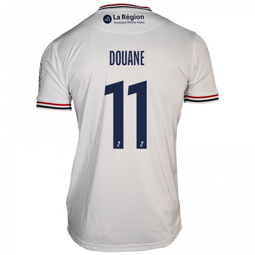 Női Maïdine Douane #11 Fehér Idegenbeli Jersey 2024/25 Mez Póló Ing