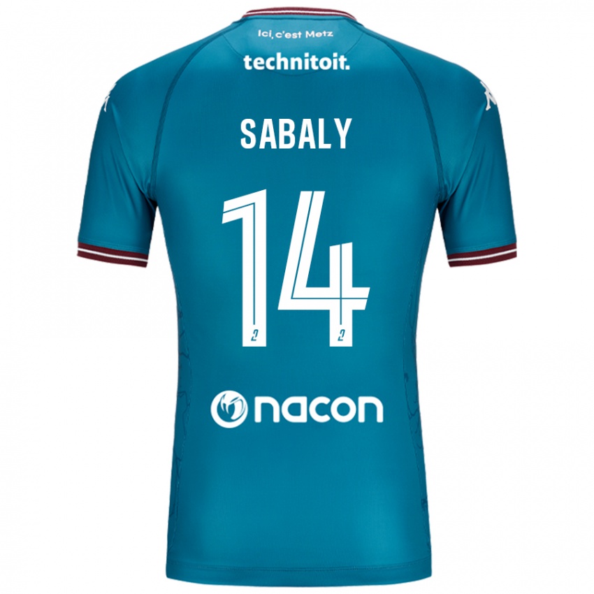 Női Cheikh Sabaly #14 Bleu Benzin Idegenbeli Jersey 2024/25 Mez Póló Ing