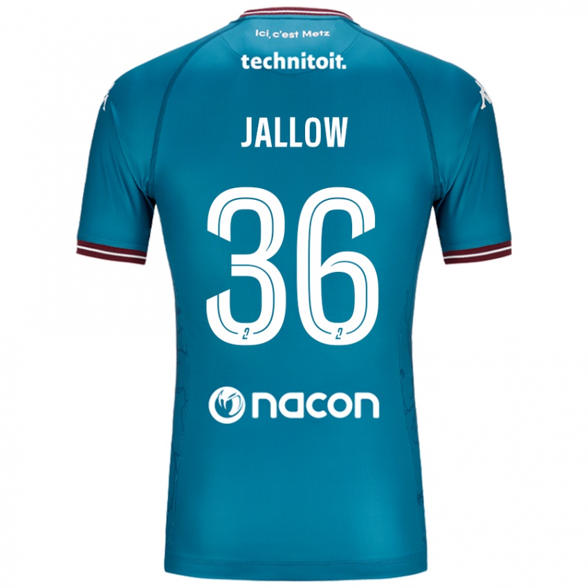 Női Ablie Jallow #36 Bleu Benzin Idegenbeli Jersey 2024/25 Mez Póló Ing