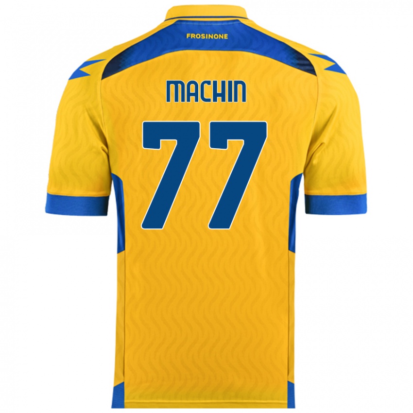 Gyermek José Machín #77 Sárga Hazai Jersey 2024/25 Mez Póló Ing