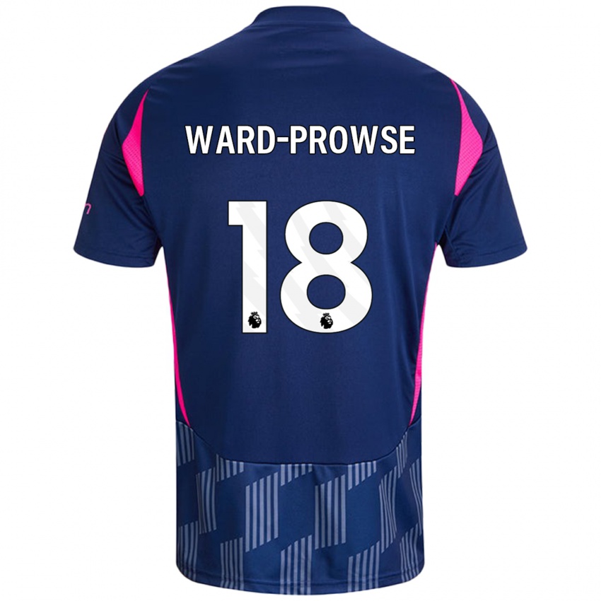 Férfi James Ward-Prowse #18 Királykék Rózsaszín Idegenbeli Jersey 2024/25 Mez Póló Ing