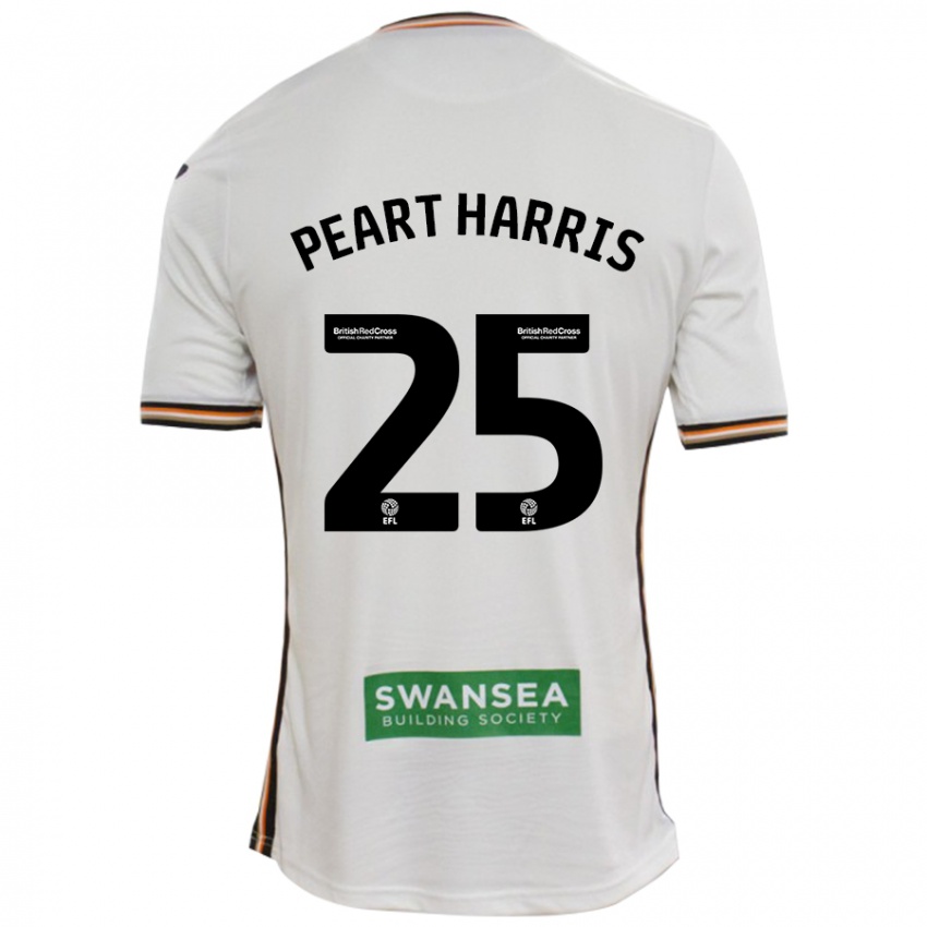 Női Myles Peart-Harris #25 Fehér Hazai Jersey 2024/25 Mez Póló Ing